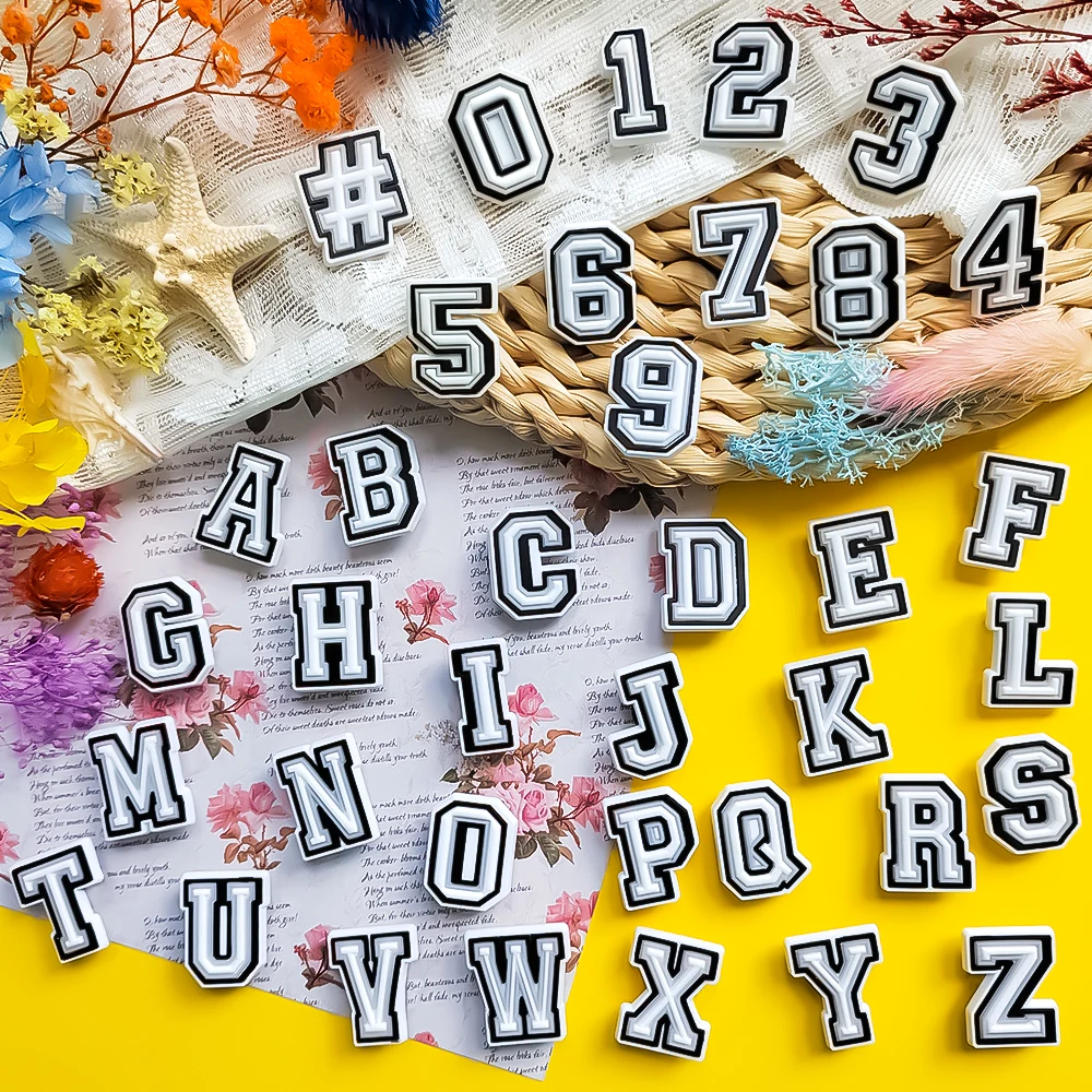 37 шт., черно-белые буквенно-цифровые подвески для обуви
37 шт., черно-белые буквенно-цифровые подвески для обуви