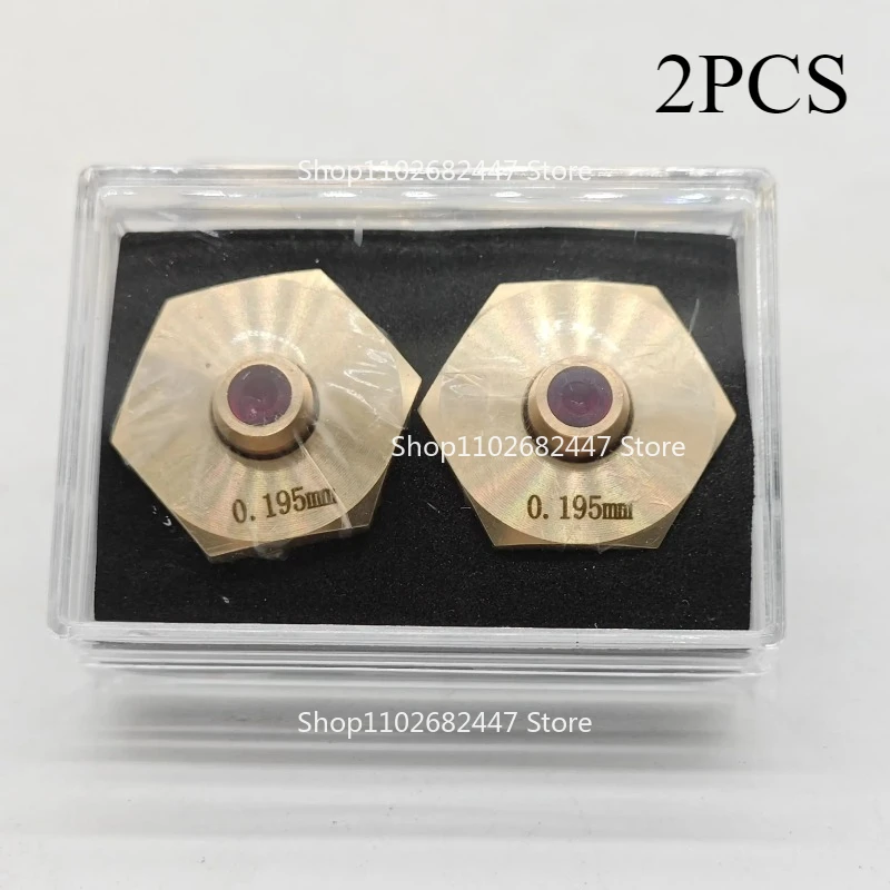 1Pair EDM Parts Molybdenum Ruby Guide Ø0.192mm Ø0.195mm(Ruby Type) for Medium Speed Wire Cutting Machines
1Pair EDM Parts Molybdenum Ruby Guide Ø0.192mm Ø0.195mm(Ruby Type) for Medium Speed Wire Cutting Machines