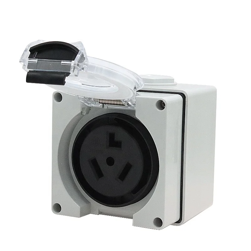 Сверхмощная розетка 30 А, 125/250 В, розетка NEMA 10-30R, наружная пыле- и атмосферостойкая для электрических сушильных машин
Сверхмощная розетка 30 А, 125/250 В, розетка NEMA 10-30R, наружная пыле- и атмосферостойкая для электрических сушильных машин