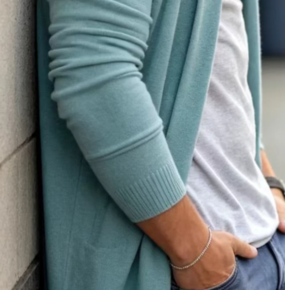 Men New Fashion 2026 Autumn Men's Slim Long Solid Color Knitted Jacket Fashion Men's Casual Sweater Cardigan Coats
Men New Fashion 2026 Autumn Men's Slim Long Solid Color Knitted Jacket Fashion Men's Casual Sweater Cardigan Coats