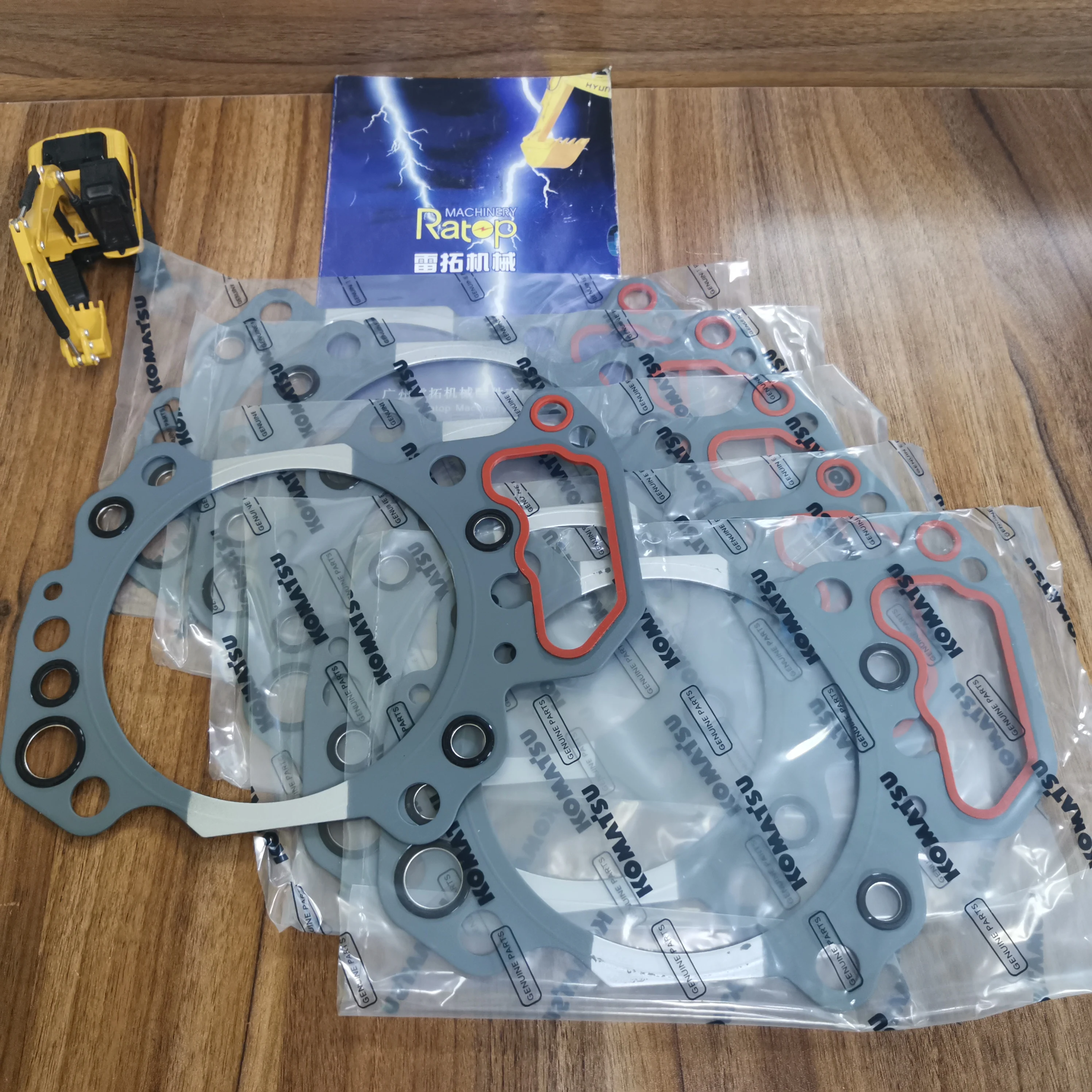 Exvavator Parts Engine Cylinder Head Gasket 6151-12-1810 for Komatsu S6D125E
Exvavator Parts Engine Cylinder Head Gasket 6151-12-1810 for Komatsu S6D125E