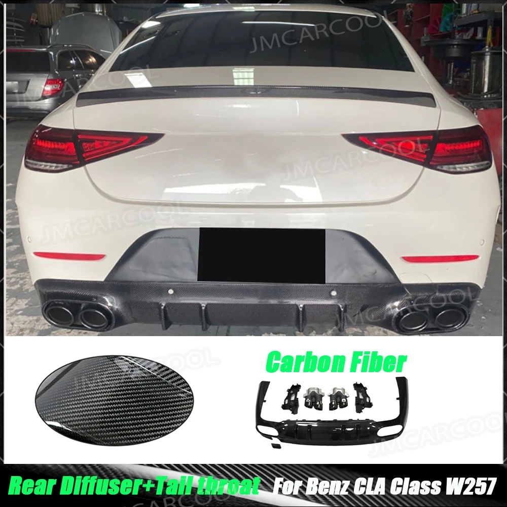 Carbon Fiber Rear Bumper Diffuser For Mercedes Benz CLS Class C257 CLS260 300 350 450 CLS53 For AMG 2019 UP Rear Diffuser Tips
Carbon Fiber Rear Bumper Diffuser For Mercedes Benz CLS Class C257 CLS260 300 350 450 CLS53 For AMG 2019 UP Rear Diffuser Tips