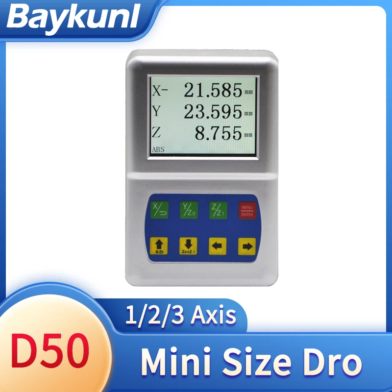 1/2 /3 Axis DRO Digital Readout Display Factory Direct Sale Mini Size Measuring Tools For Milling Lathe Machine
1/2 /3 Axis DRO Digital Readout Display Factory Direct Sale Mini Size Measuring Tools For Milling Lathe Machine