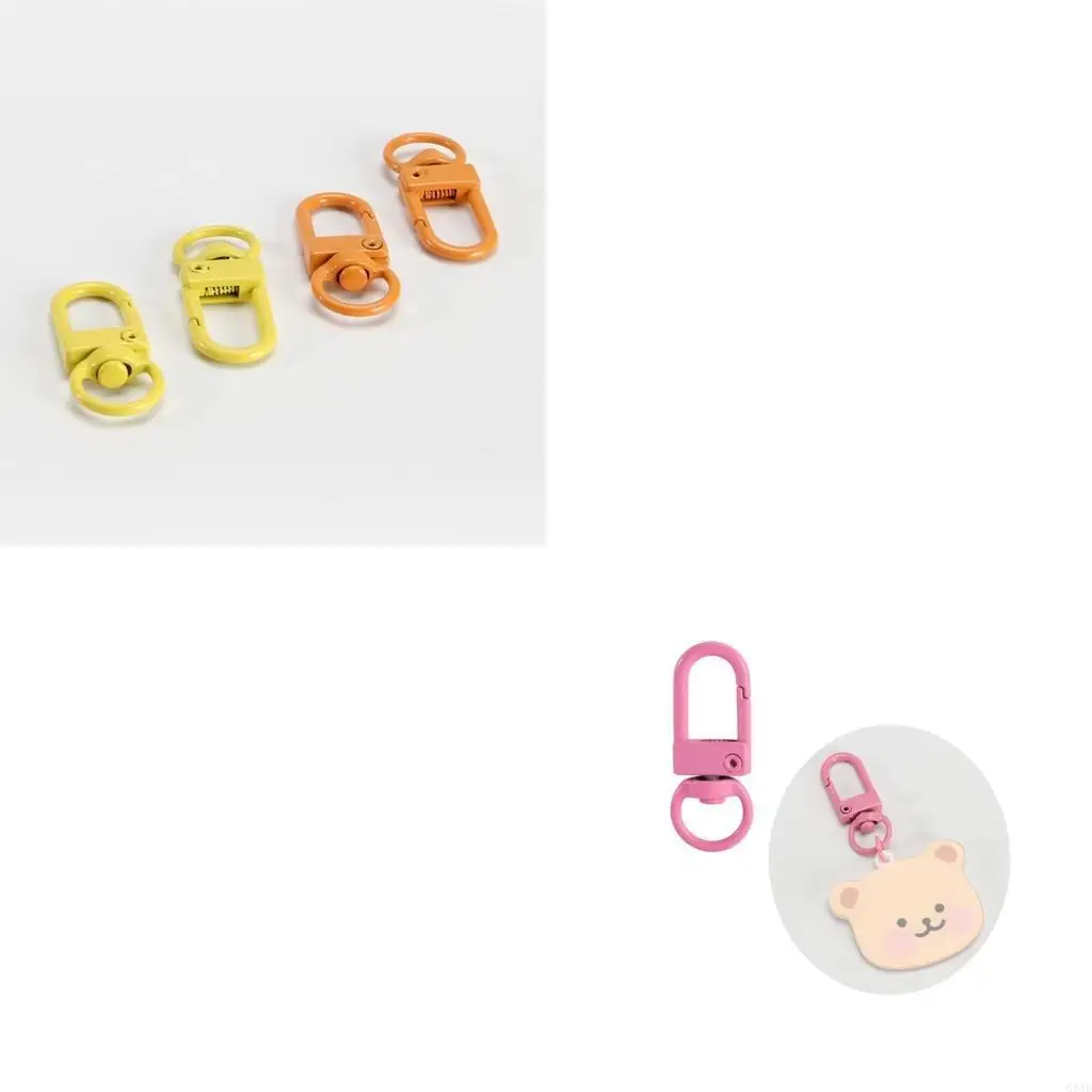 Pack of 100 Colorful Hook Rotating Keychain Hooks Alloy Lobster Clasps Carabiner Clasp DIY Crafting Supplies
Pack of 100 Colorful Hook Rotating Keychain Hooks Alloy Lobster Clasps Carabiner Clasp DIY Crafting Supplies