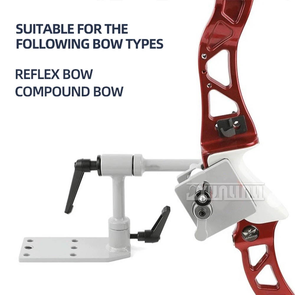Compound bow adjustment stand multi-angle bow and arrow debugging vise metal bow adjustment stand outdoor supplies
Compound bow adjustment stand multi-angle bow and arrow debugging vise metal bow adjustment stand outdoor supplies