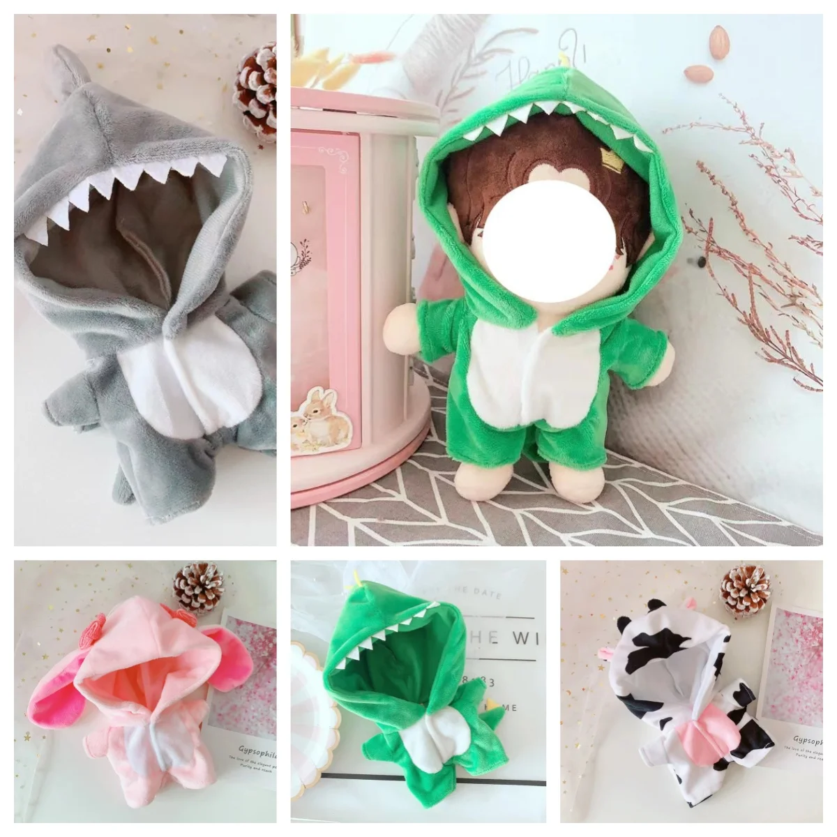 20cm clothes for cotton plush doll animal cartoon clothes DIY suit birthday gift
20cm clothes for cotton plush doll animal cartoon clothes DIY suit birthday gift