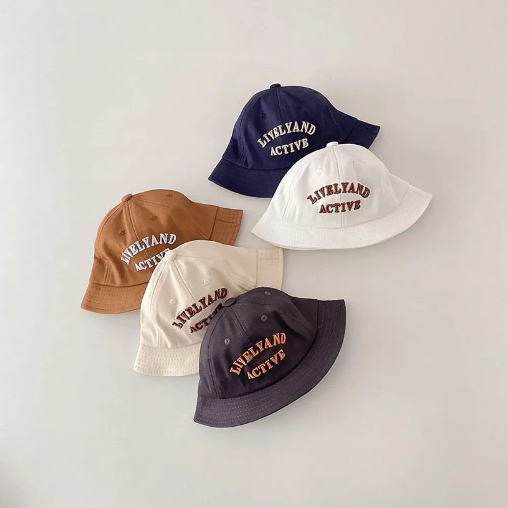 Cute Breathable Bucket Hat Solid Color Sunshade Fisherman Cap Korean Letters Summer Beach Cap Kid
Cute Breathable Bucket Hat Solid Color Sunshade Fisherman Cap Korean Letters Summer Beach Cap Kid