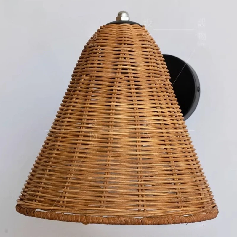 Wabi Sabi Style Wall Sconce Retro Japanese Corridor Lights Rattan Weaving Bedside Fixture Zen Atmosphere Ambient Wall Lamps
Wabi Sabi Style Wall Sconce Retro Japanese Corridor Lights Rattan Weaving Bedside Fixture Zen Atmosphere Ambient Wall Lamps
