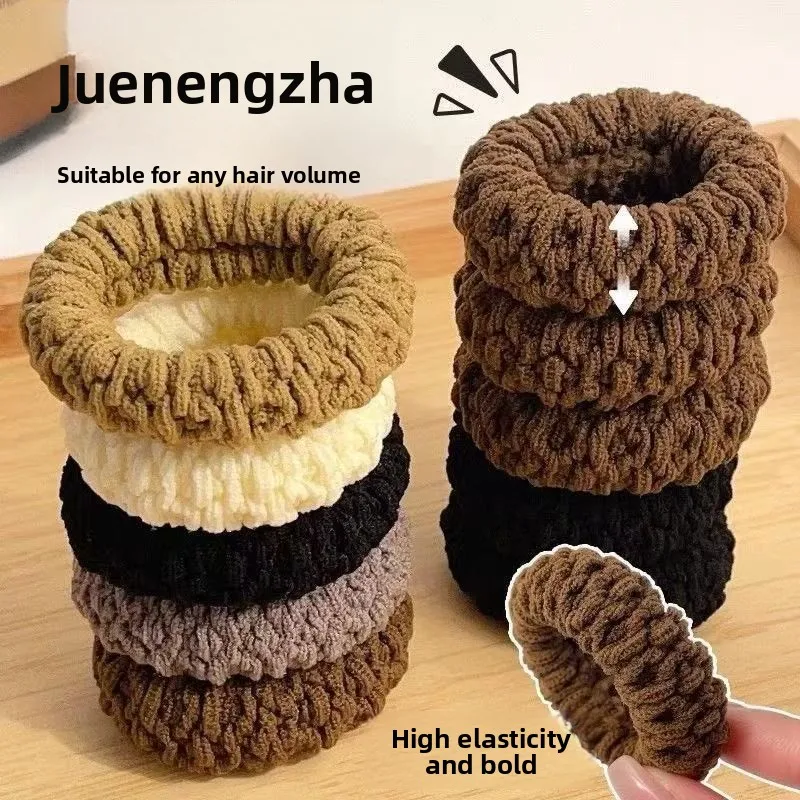 10/20pcs Thickened High Elastic Textured Hair Scrunchies,Neutral Seamless Large Hair Ties,Ponytail Bands Suitable for Heavy Hair
10/20pcs Thickened High Elastic Textured Hair Scrunchies,Neutral Seamless Large Hair Ties,Ponytail Bands Suitable for Heavy Hair
