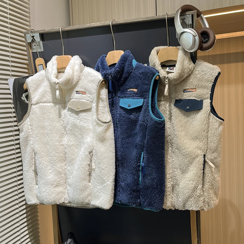 Thiened Long Plu Vest Warm Winter Couple Sle Collar Color Blo Faion Urban Youth Casual Stand Fit Zipper
Thiened Long Plu Vest Warm Winter Couple Sle Collar Color Blo Faion Urban Youth Casual Stand Fit Zipper