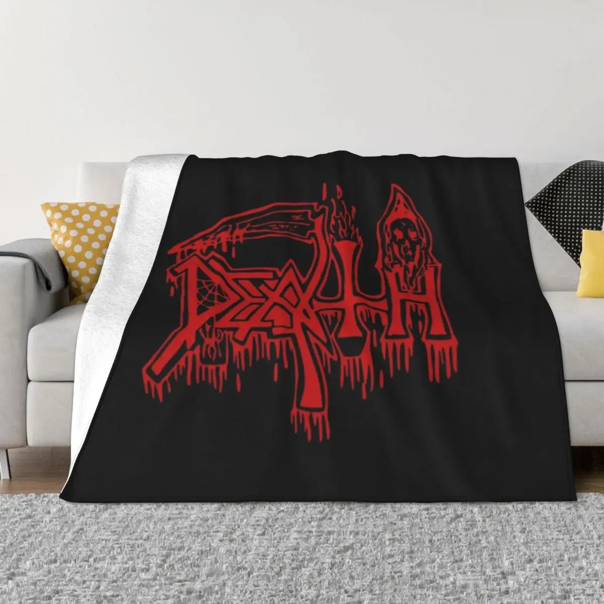 Death Band Throw Blanket Plaid on the sofa Blanket Fluffy Sofa Quilt Blankets for babies
Death Band Throw Blanket Plaid on the sofa Blanket Fluffy Sofa Quilt Blankets for babies
