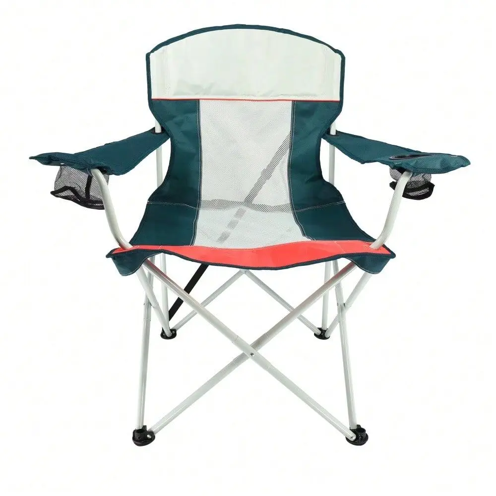 Mesh Camping Chair, Folding Outdoor Chair With Cup Holders Carry Bag For Adults, Beach, Lawn Travel
Mesh Camping Chair, Folding Outdoor Chair With Cup Holders Carry Bag For Adults, Beach, Lawn Travel