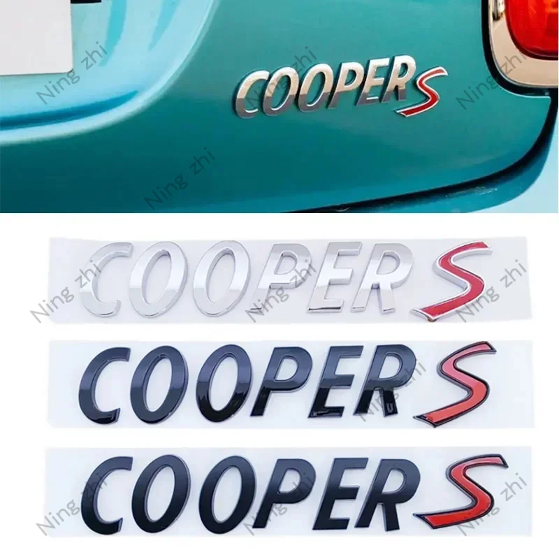 3D ABS MINI Cooper S Rear Boot Emblem Badge Trunk Logo Decals Sticker For Mini Coopers R50 R52 R53 R56 R57 R58 R60 F55 F56 
3D ABS MINI Cooper S Rear Boot Emblem Badge Trunk Logo Decals Sticker For Mini Coopers R50 R52 R53 R56 R57 R58 R60 F55 F56