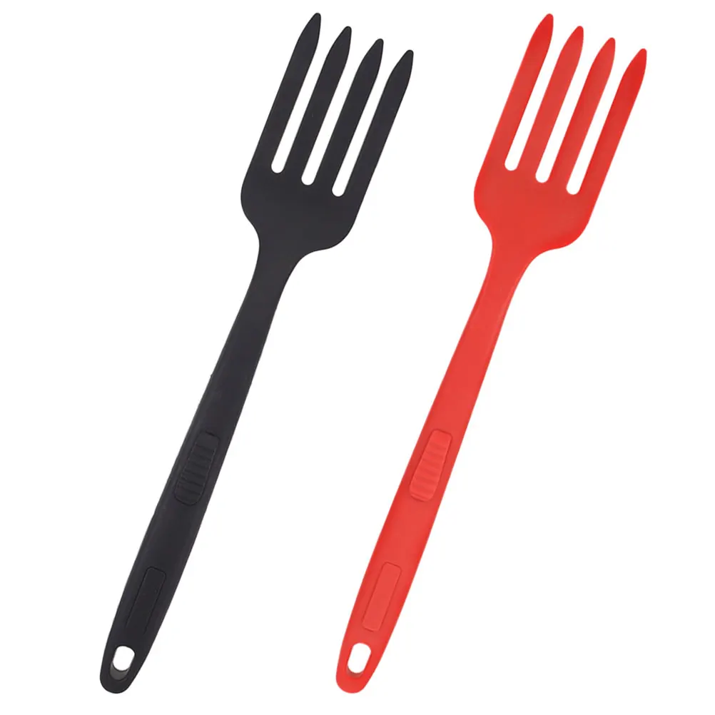 2pcs Silicone Cooking Fork Smooth Long Handle Wear-Resistant Ergonomic Kitchen Tool For Noodles Salad Serving Multi-Function
2pcs Silicone Cooking Fork Smooth Long Handle Wear-Resistant Ergonomic Kitchen Tool For Noodles Salad Serving Multi-Function