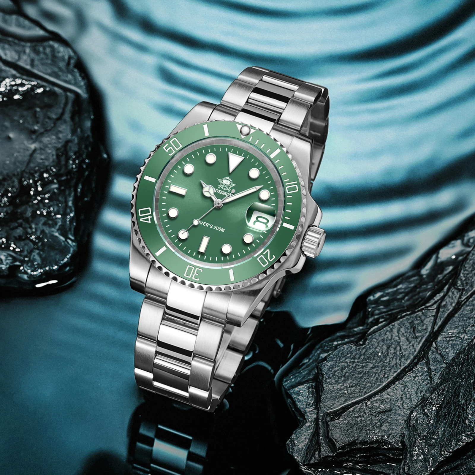 ADDIESDIVE Japan 2115 20Bar Waterproof BGW9 Super Luminous Wristwatch Stainless Steel Diver Quartz Watches Relogios Masculino
ADDIESDIVE Japan 2115 20Bar Waterproof BGW9 Super Luminous Wristwatch Stainless Steel Diver Quartz Watches Relogios Masculino