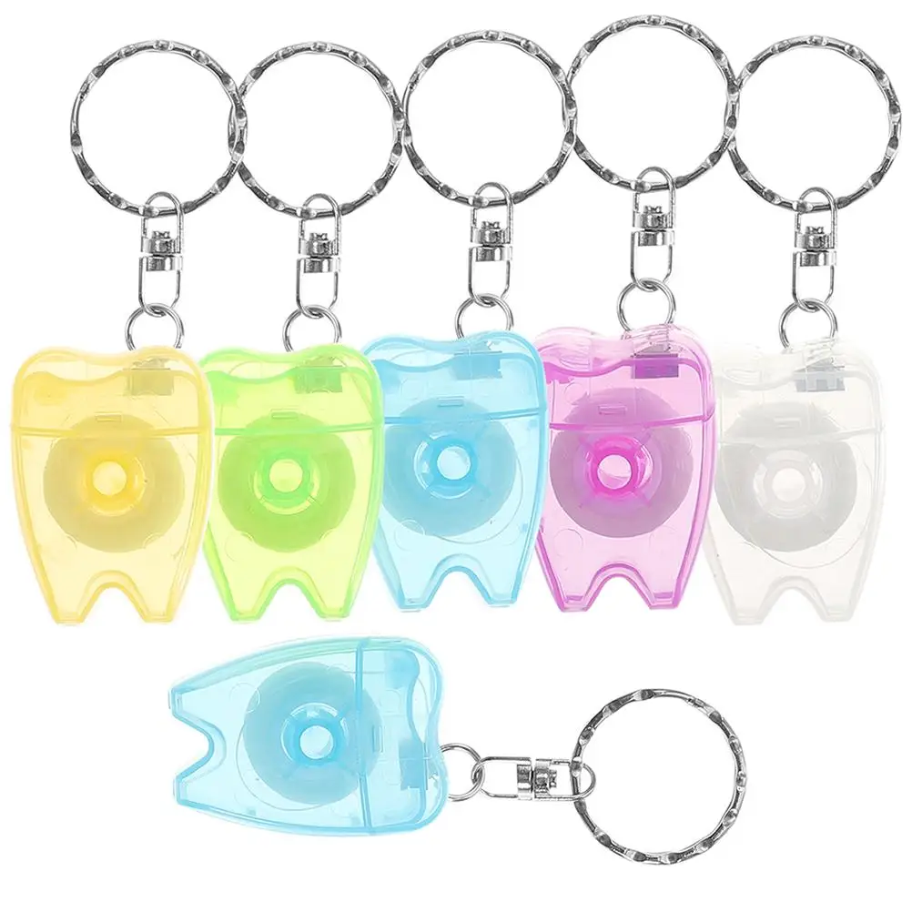 6 Pcs Dental Floss Keychain Portable Dispenser Holder Teeth Picks Practical Fresh Use Carry Anywhere
6 Pcs Dental Floss Keychain Portable Dispenser Holder Teeth Picks Practical Fresh Use Carry Anywhere