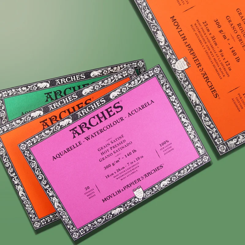 Бумага для акварели Arches, 100% хлопок, 300 г/м², 20 листов, блок для рисования акварелью, бумага для художников, школьные принадлежности
Бумага для акварели Arches, 100% хлопок, 300 г/м², 20 листов, блок для рисования акварелью, бумага для художников, школьные принадлежности