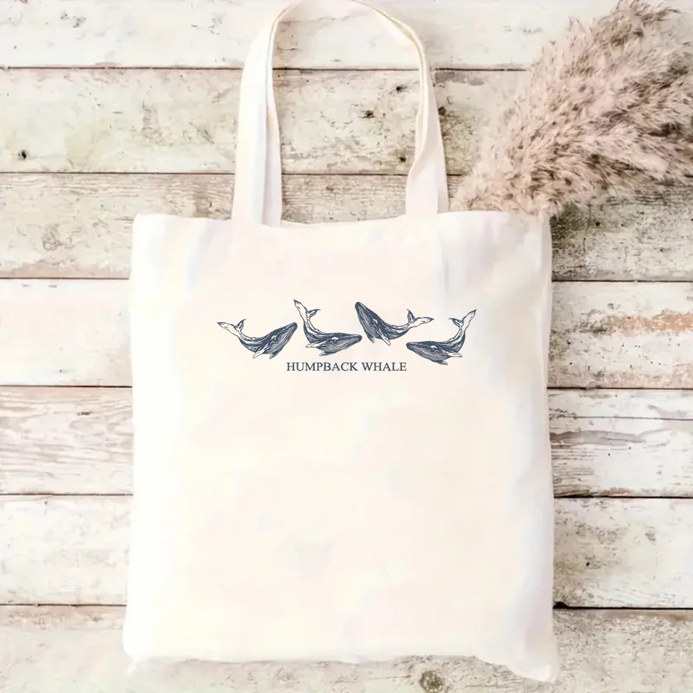 Minimalist Humpback Whale Canvas Shoulder Bag Retro Literary Travel Eco Pouch
Minimalist Humpback Whale Canvas Shoulder Bag Retro Literary Travel Eco Pouch