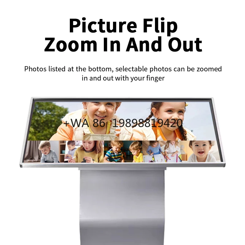 55-дюймовая горизонтальная интерактивная реклама «все в одном» для внутренних приветственных дисплеев, запросных киосков 
55-дюймовая горизонтальная интерактивная реклама «все в одном» для внутренних приветственных дисплеев, запросных киосков