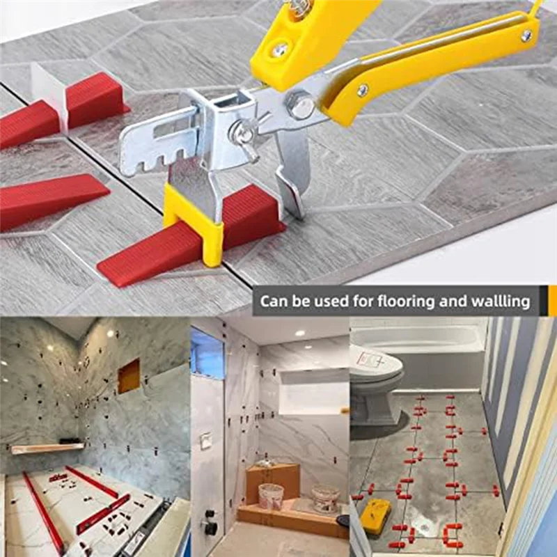 A96I-400 Pcs Tile Leveling Spacers And 100 Pcs Wedges Tile Leveling Tool Set For Tile Stone Installation Red & White
A96I-400 Pcs Tile Leveling Spacers And 100 Pcs Wedges Tile Leveling Tool Set For Tile Stone Installation Red & White