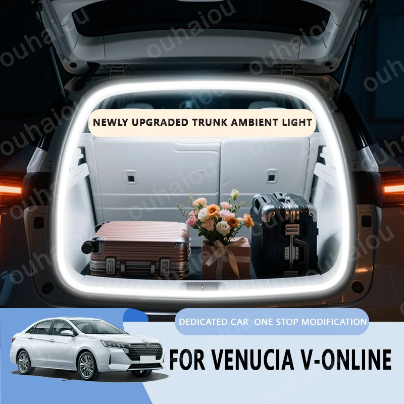 Для Venucia V-Online модификация фонаря багажника Атмосферные фонари Белый теплый белый Светодиодная панель заднего багажника
Для Venucia V-Online модификация фонаря багажника Атмосферные фонари Белый теплый белый Светодиодная панель заднего багажника