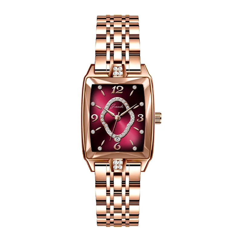 Новые женские часы, легкая роскошь, квадратные кварцевые часы с календарем, элитные женские наручные часы, высококачественные роскошные часы.
Новые женские часы, легкая роскошь, квадратные кварцевые часы с календарем, элитные женские наручные часы, высококачественные роскошные часы.