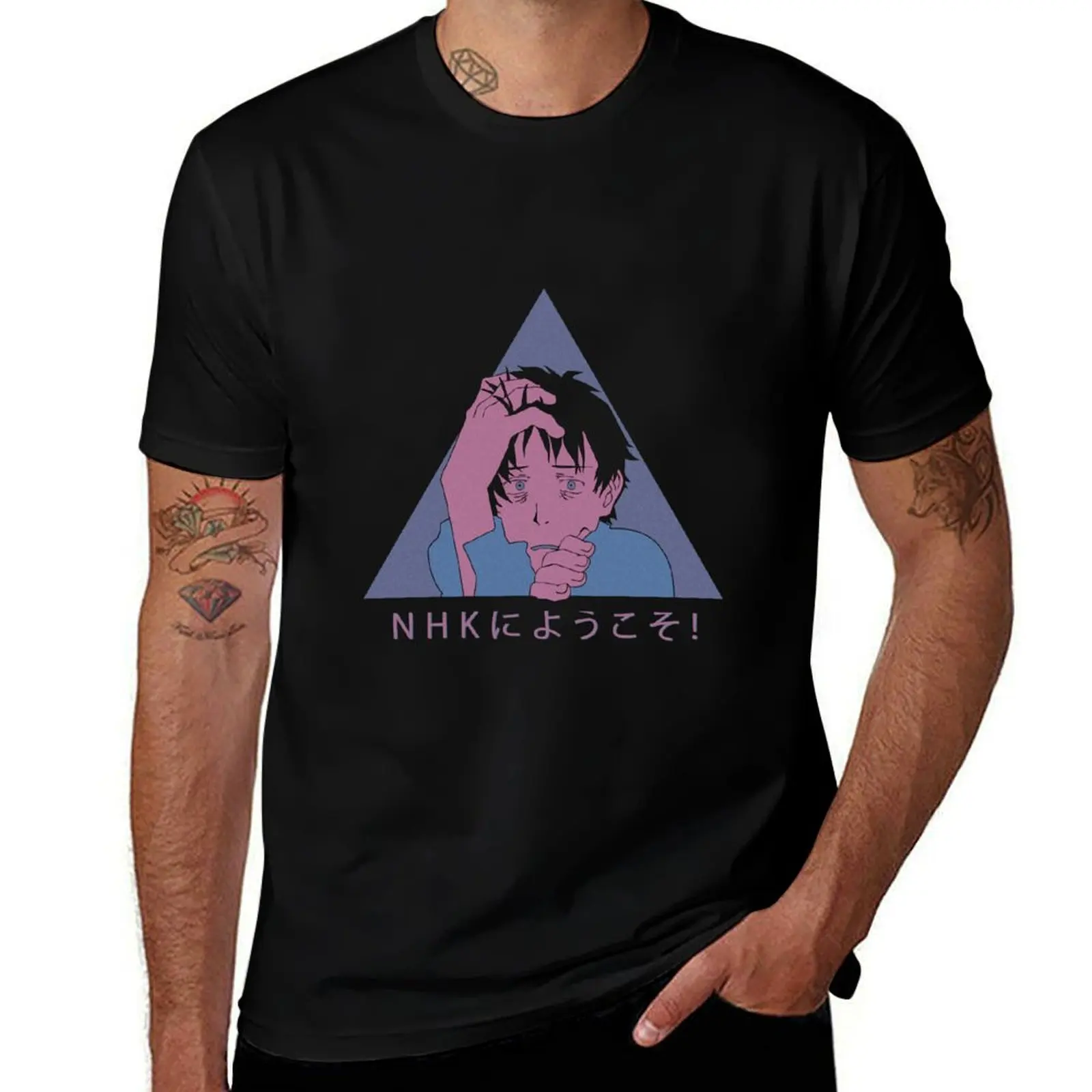Welcome to the NHK T-Shirt Short sleeve tee affliction shirts Anime t-shirt anime clothes funny t shirts men
Welcome to the NHK T-Shirt Short sleeve tee affliction shirts Anime t-shirt anime clothes funny t shirts men