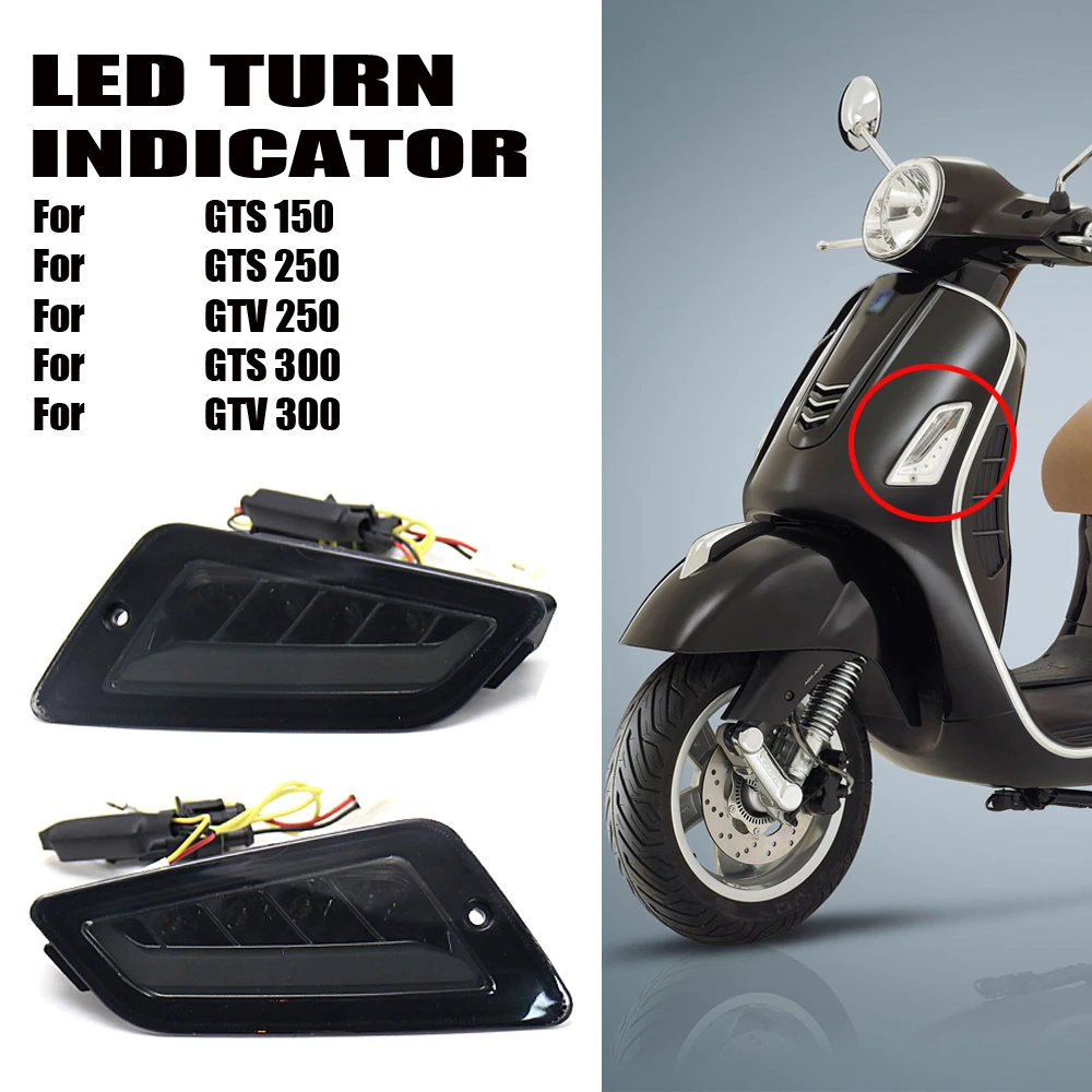 New LED Turn Signal Light Waterproof Flasher Indicator Rear Lights Lamp For Vespa GTS 300 GTS250 GTS300 GTS150 GTV300 GTV250
New LED Turn Signal Light Waterproof Flasher Indicator Rear Lights Lamp For Vespa GTS 300 GTS250 GTS300 GTS150 GTV300 GTV250