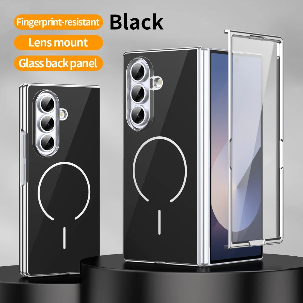 Glass Magnetic Folding Phone Case for Samsung Galaxy Z Fold 7 6 5 4 3 5G For Magsafe Fold7 Fold6 W26 Shockproof Protector Cover
Glass Magnetic Folding Phone Case for Samsung Galaxy Z Fold 7 6 5 4 3 5G For Magsafe Fold7 Fold6 W26 Shockproof Protector Cover