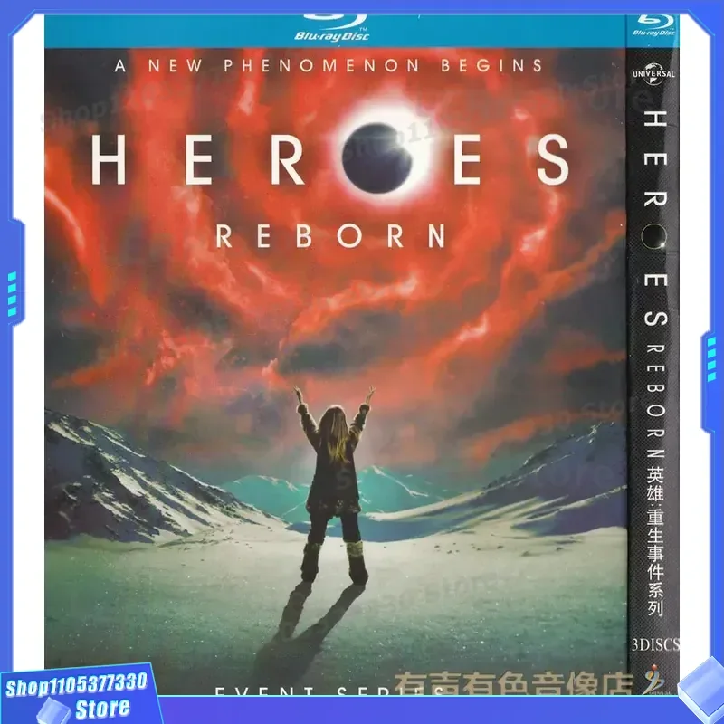 American Fantasy TV Series Hero Rebirth Event Series Genuine High Definition BD Blu-ray 3 Disc
American Fantasy TV Series Hero Rebirth Event Series Genuine High Definition BD Blu-ray 3 Disc