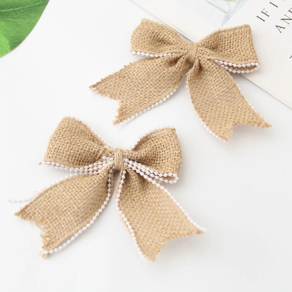 15 Pcs Bow Decoration Linen Bowknot Indoor Outdoor Christmas Tree Family DIY Craft Party Adornment Home Wedding
15 Pcs Bow Decoration Linen Bowknot Indoor Outdoor Christmas Tree Family DIY Craft Party Adornment Home Wedding