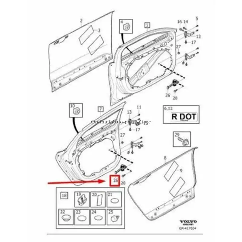 Car Front Door Hinge Door Limiter Check Strap Limiter Easy Installation Automotive Accessories for S90 V90 MK2 31689103
Car Front Door Hinge Door Limiter Check Strap Limiter Easy Installation Automotive Accessories for S90 V90 MK2 31689103