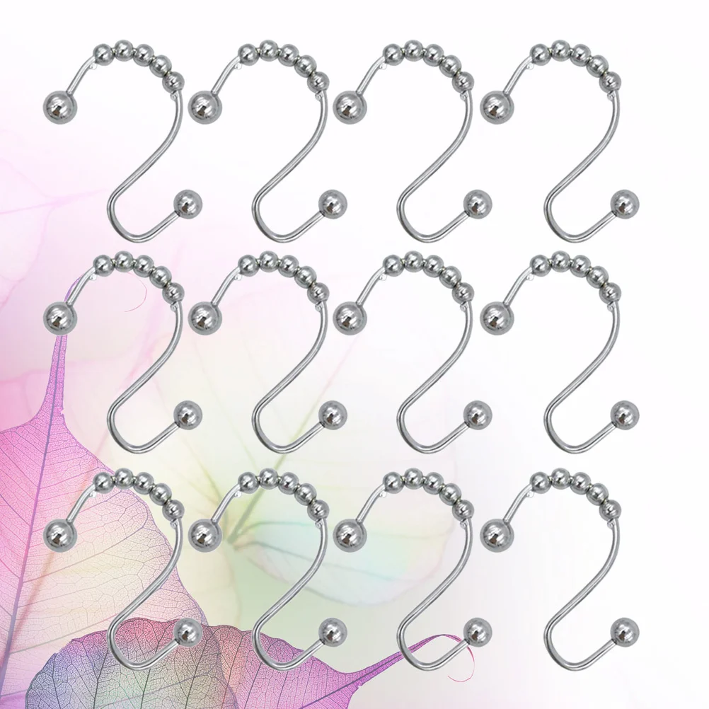 12Pcs Heavy Duty Metal Bathroom Hooks S Shaped Curtain Hangers for Shower Tub Liner Holders Residential Commercial Use
12Pcs Heavy Duty Metal Bathroom Hooks S Shaped Curtain Hangers for Shower Tub Liner Holders Residential Commercial Use