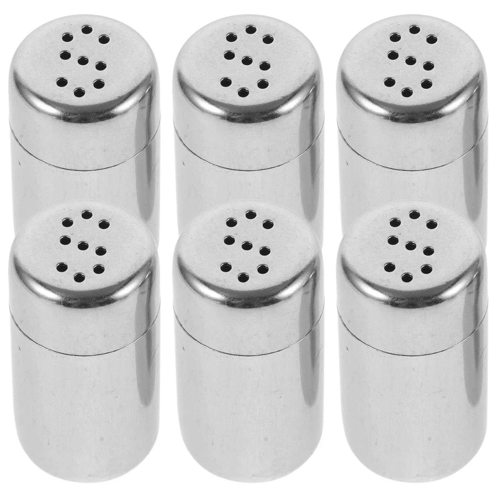 6pcs Pepper Shaker Salt Cellar Chrome Metal Travel Clear Condiment Camp Kitchen Utensils Stainless Steel 
6pcs Pepper Shaker Salt Cellar Chrome Metal Travel Clear Condiment Camp Kitchen Utensils Stainless Steel