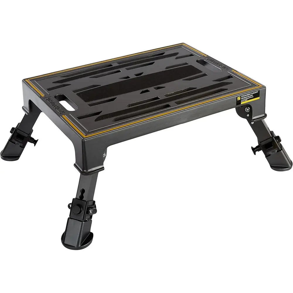 Portable Heavy-Duty RV Platform Step, Adjustable 7-3/16 to 8-9/16, 1000 lbs Capacity, Rubber Feet
Portable Heavy-Duty RV Platform Step, Adjustable 7-3/16 to 8-9/16, 1000 lbs Capacity, Rubber Feet
