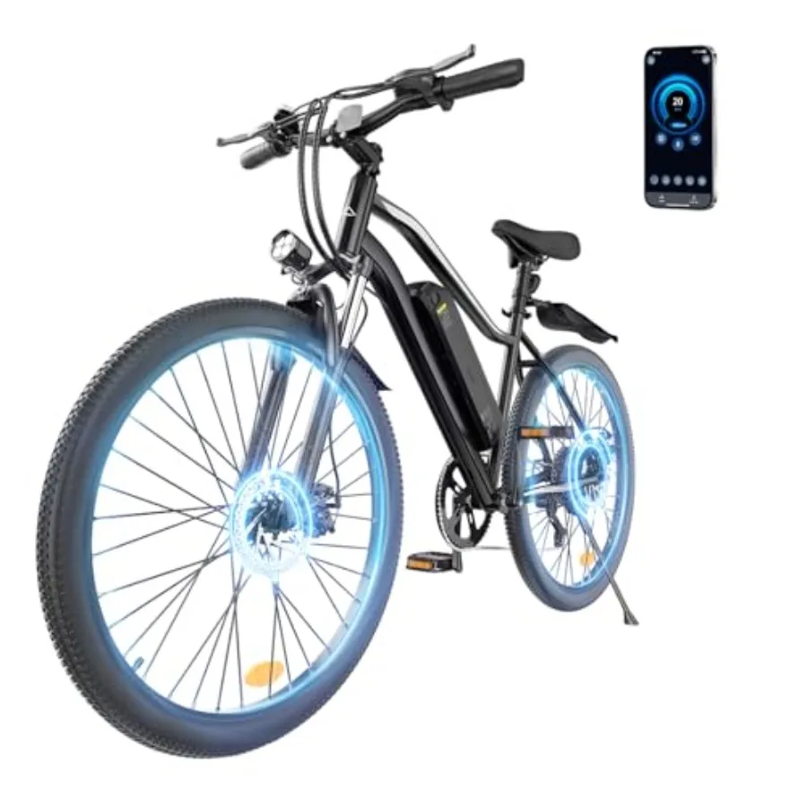 Electric Commuter Bicycle for Adults - Black 750W Peak Motor Ebike with Removable Battery 20 Tire 7-Speed 20MPH Up to 43 Miles
Electric Commuter Bicycle for Adults - Black 750W Peak Motor Ebike with Removable Battery 20 Tire 7-Speed 20MPH Up to 43 Miles