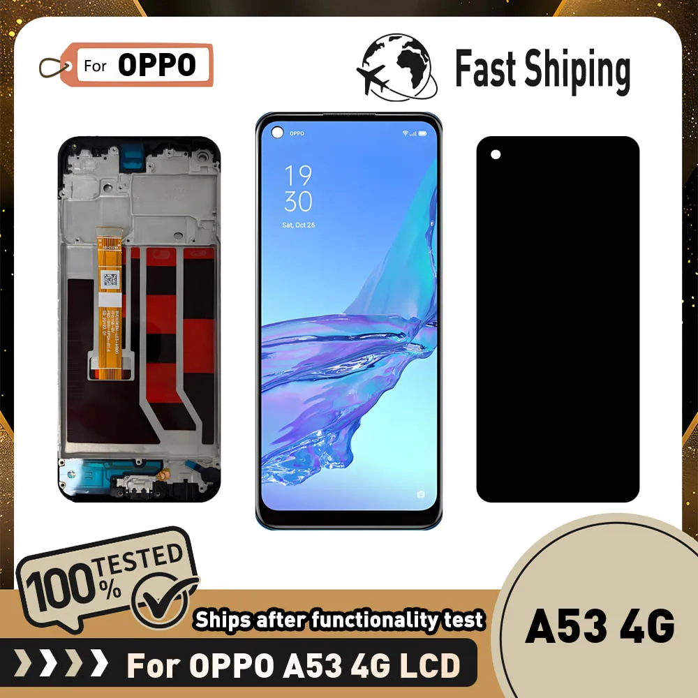 6.5'' IPS For OPPO A53 4G LCD Display Touch Screen Digitizer Assembly For OPPO CPH2127 CPH2131 LCD Replacement Parts
6.5'' IPS For OPPO A53 4G LCD Display Touch Screen Digitizer Assembly For OPPO CPH2127 CPH2131 LCD Replacement Parts