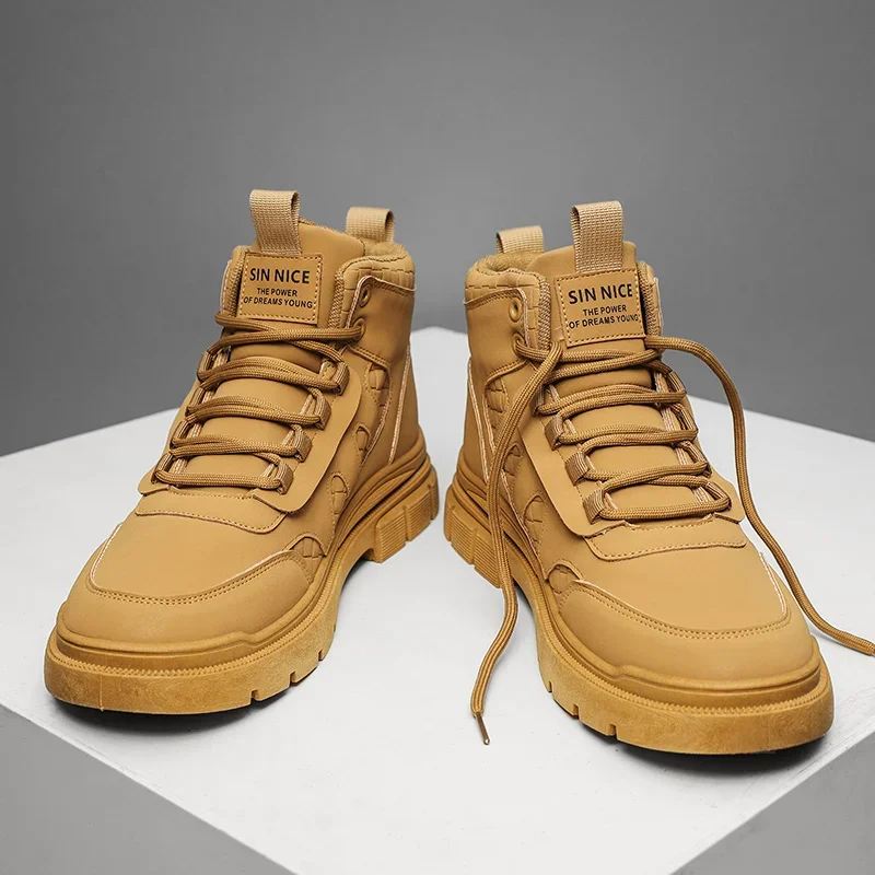Hot Sale Men's Autumn Winter Classic Boots Brand Lace-up Ankle Shoes Male British Casual Outdoor Shoes Man Thick Bottom Shoes
Hot Sale Men's Autumn Winter Classic Boots Brand Lace-up Ankle Shoes Male British Casual Outdoor Shoes Man Thick Bottom Shoes