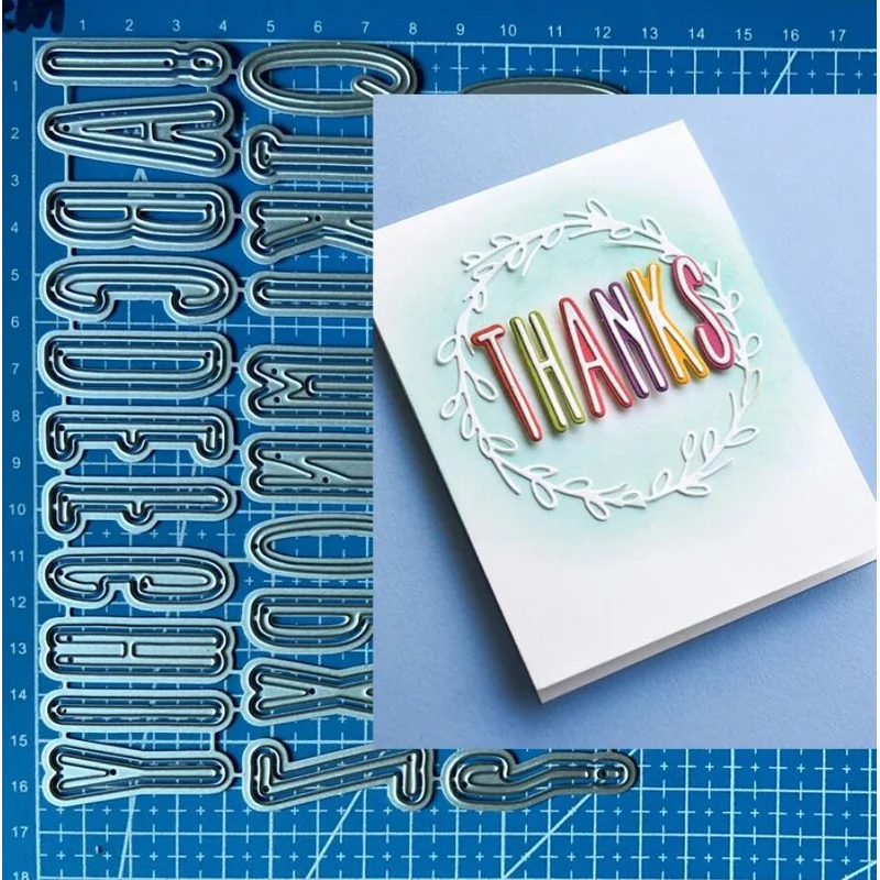 Alphabet Metal Cutting Dies DIY Scrapbooking Embossing Paper Card Crafts Stencil
Alphabet Metal Cutting Dies DIY Scrapbooking Embossing Paper Card Crafts Stencil