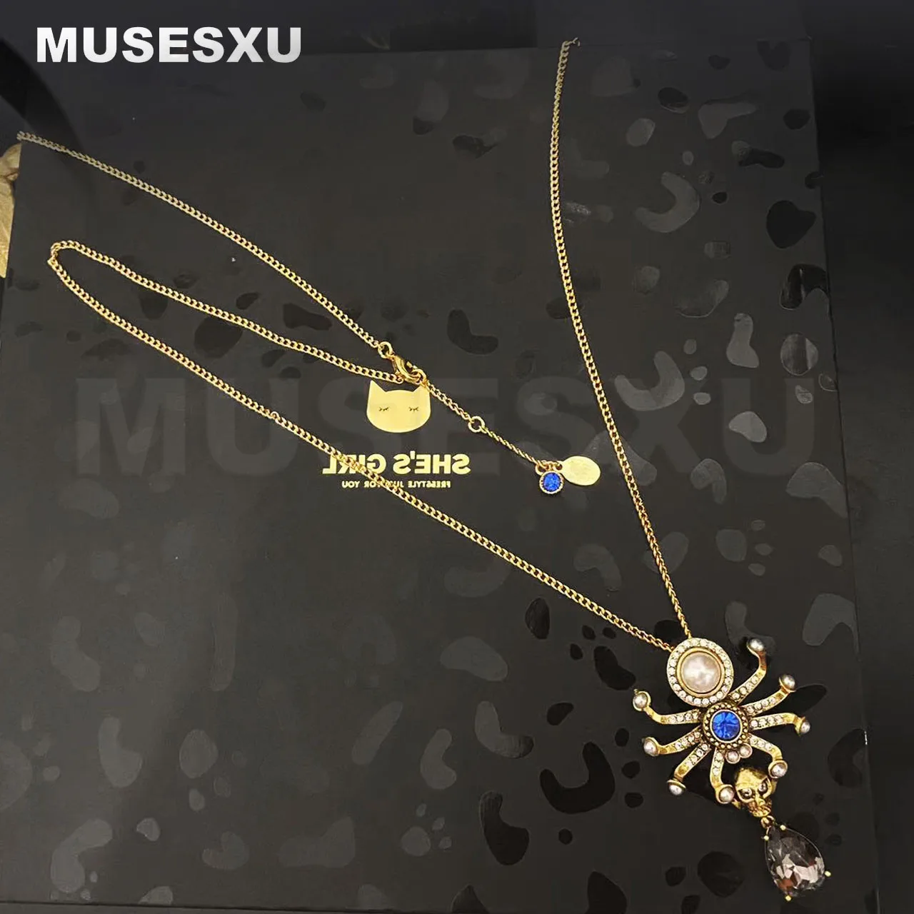 Jewelry & Accessories English Alphabet Hanging Tag & Spider Ornament Long Necklace For Women's Party Wedding Gifts
Jewelry & Accessories English Alphabet Hanging Tag & Spider Ornament Long Necklace For Women's Party Wedding Gifts