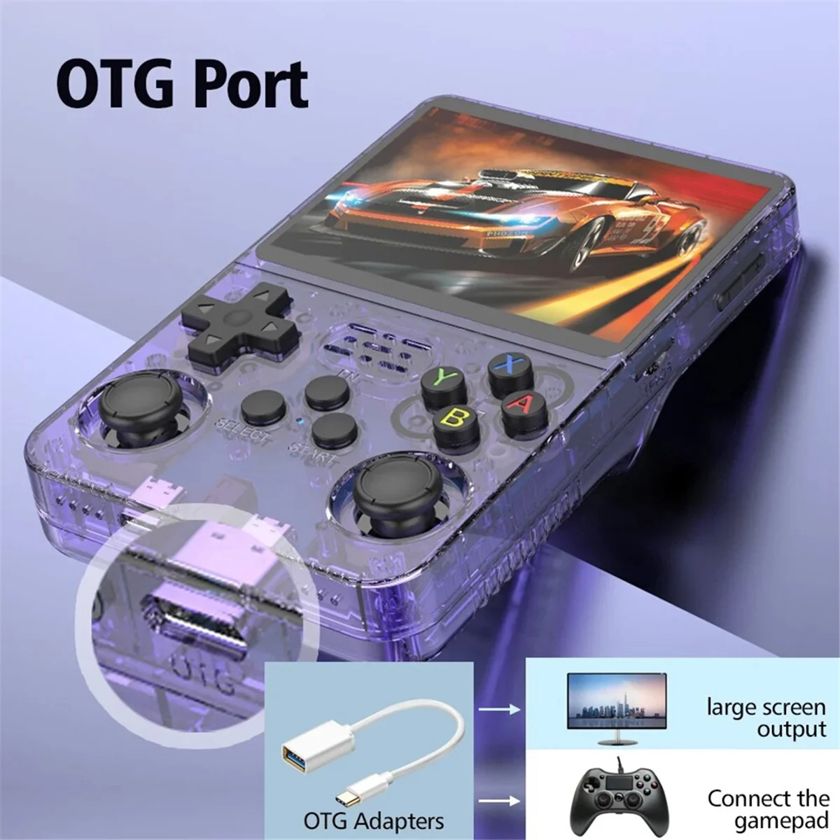 R36S Retro Game Console 64GB 15000+ Games Linux System 3.5 Inch IPS Screen Portable Pocket Game Player for Kids C
R36S Retro Game Console 64GB 15000+ Games Linux System 3.5 Inch IPS Screen Portable Pocket Game Player for Kids C
