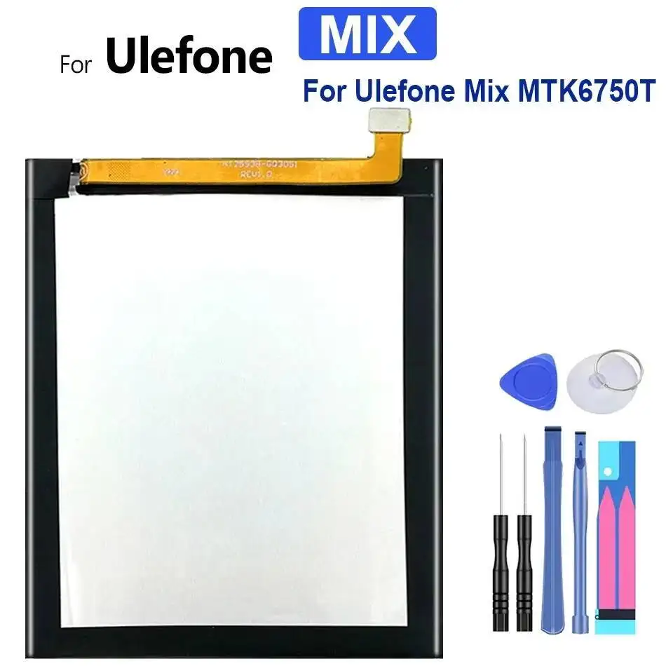 Mobile Phone Battery 3300Mah Environmentally Friendly For Ulefone Mix 1 MTK6750T
Mobile Phone Battery 3300Mah Environmentally Friendly For Ulefone Mix 1 MTK6750T