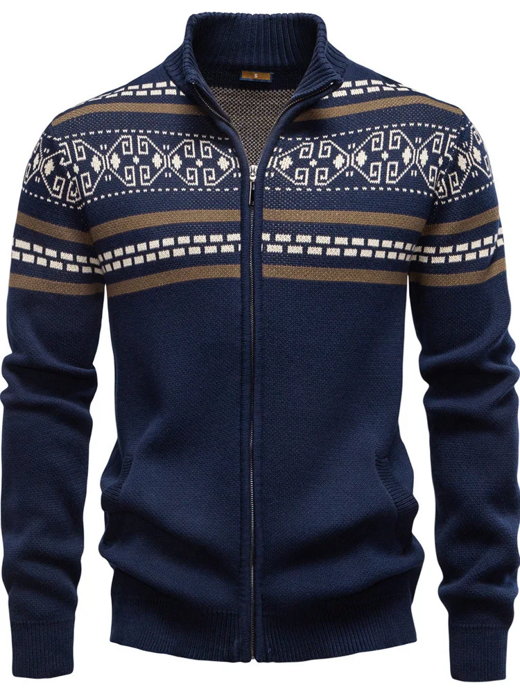 Men's Knitted Cardigan Sweater Long Sve Cotton Casual High Elastici Faionable Silk Tead Embedded Slim Fit Outerwear
Men's Knitted Cardigan Sweater Long Sve Cotton Casual High Elastici Faionable Silk Tead Embedded Slim Fit Outerwear