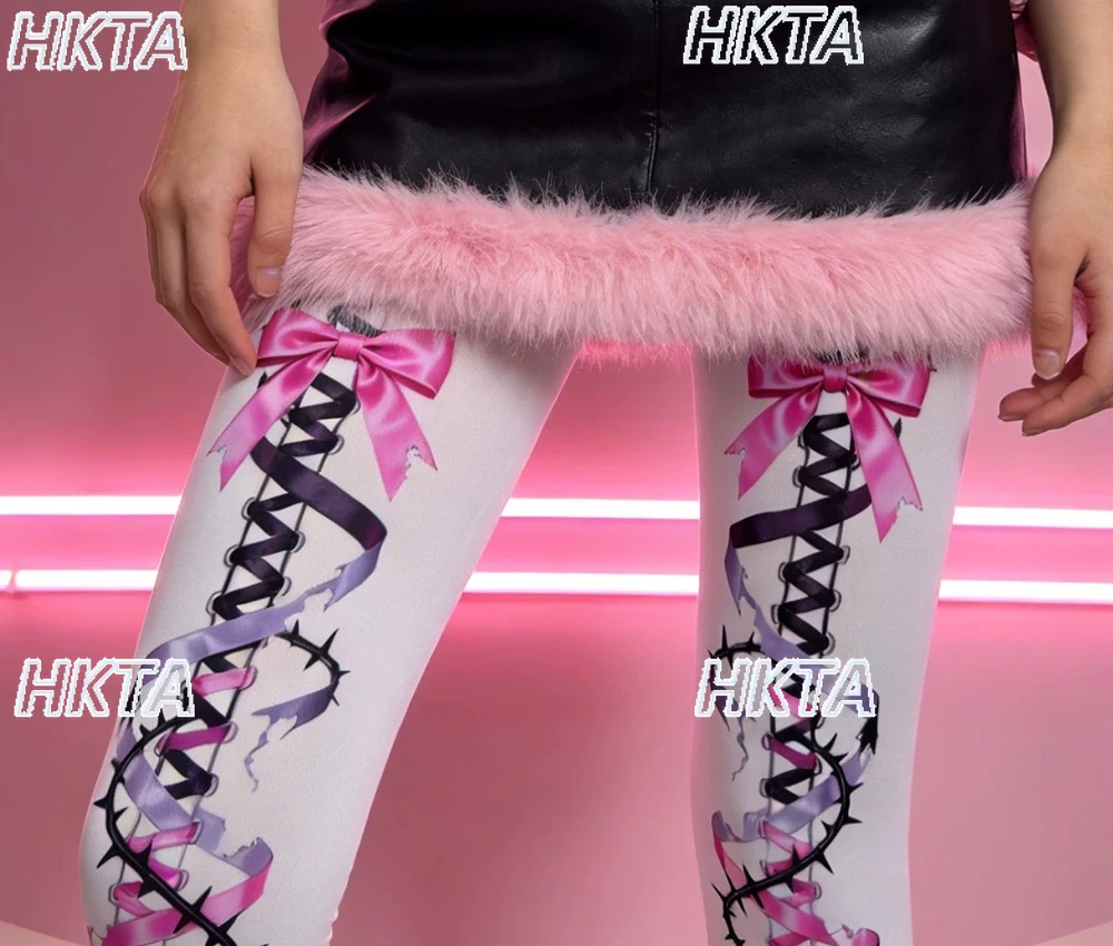 Subculture Personality Y2K Bow Print Lolita Pantyhose Girl Dark Goth Punk 2026 Spring Summer New Velvet Thigh High Socks Women
Subculture Personality Y2K Bow Print Lolita Pantyhose Girl Dark Goth Punk 2026 Spring Summer New Velvet Thigh High Socks Women