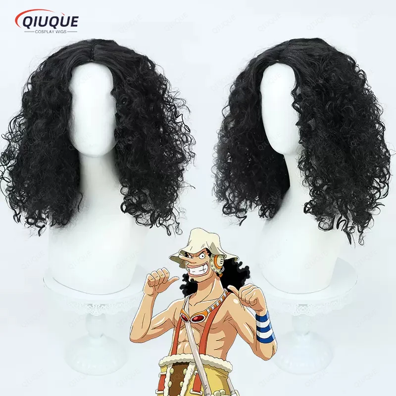 Парик для косплея Usopp из аниме ONE PIECE длинные черные вьющиеся термостойкие волосы парики для вечеринок на Хэллоуин + шапочка для парика
Парик для косплея Usopp из аниме ONE PIECE длинные черные вьющиеся термостойкие волосы парики для вечеринок на Хэллоуин + шапочка для парика