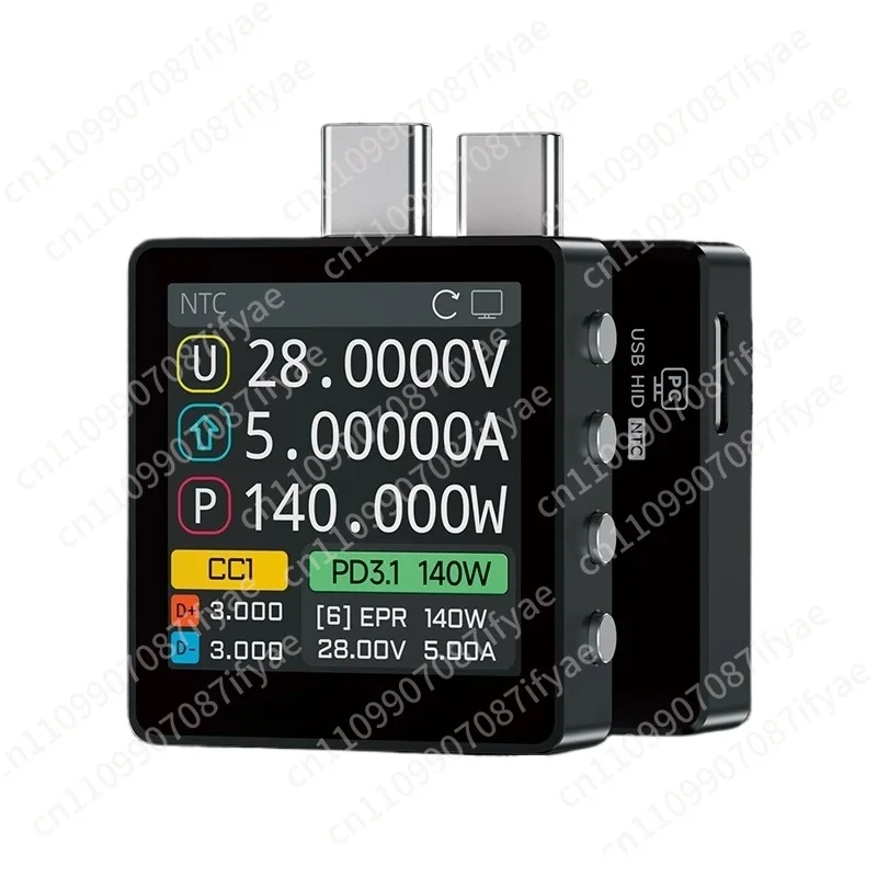 Измеритель мощности K2, USB-вольтметр, амперметр, протокол быстрой зарядки PD3.1, автоматическое определение.
Измеритель мощности K2, USB-вольтметр, амперметр, протокол быстрой зарядки PD3.1, автоматическое определение.