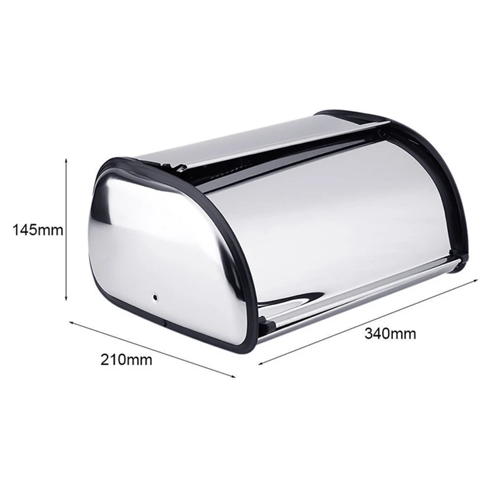 Bread Box Stainless for Rolls Mildew Prevention Easy Storage Breadbox Small Size Kitchen Counter Home Office Bread
Bread Box Stainless for Rolls Mildew Prevention Easy Storage Breadbox Small Size Kitchen Counter Home Office Bread