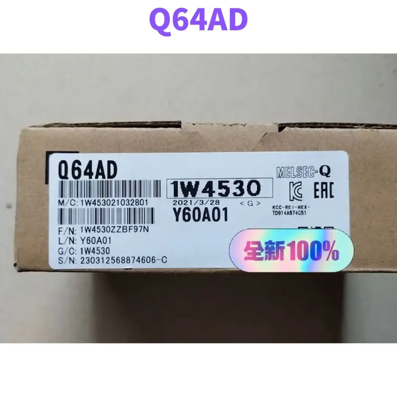 Совершенно новый и оригинальный модуль ПЛК Q64AD
Совершенно новый и оригинальный модуль ПЛК Q64AD