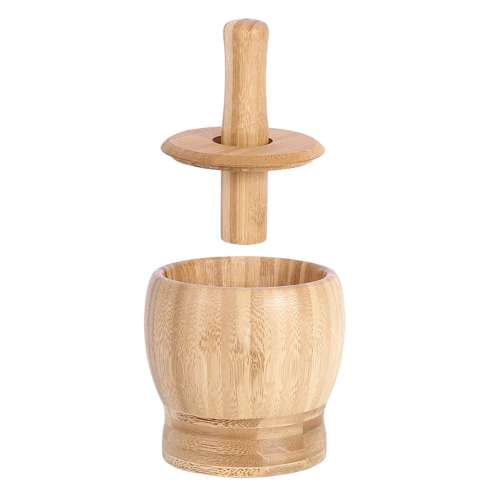 Versatile Multifunctional Bamboo Pounding Garlic Jar,Garlic Press Ginger Spices Grinding Set Herb Spice Masher Kitchen Tool
Versatile Multifunctional Bamboo Pounding Garlic Jar,Garlic Press Ginger Spices Grinding Set Herb Spice Masher Kitchen Tool