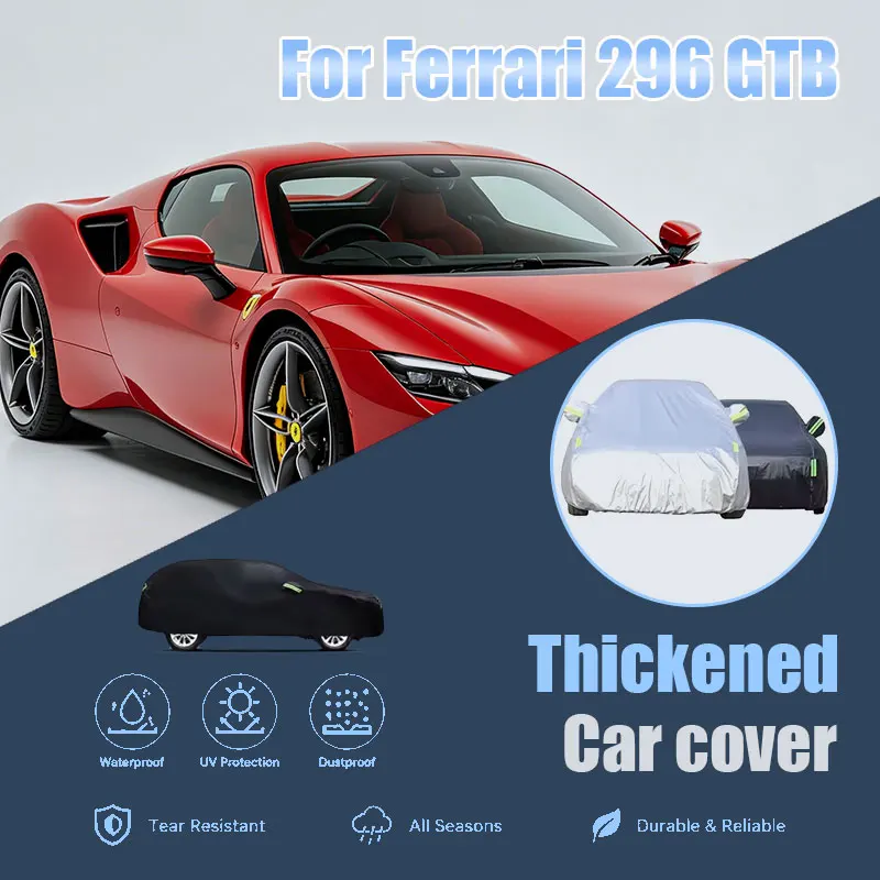 For Ferrari 296 GTB Full Car Cover Reflective Strips Waterproof Snowproof Dustproof UV Protection Outdoor Auto Accessory
For Ferrari 296 GTB Full Car Cover Reflective Strips Waterproof Snowproof Dustproof UV Protection Outdoor Auto Accessory